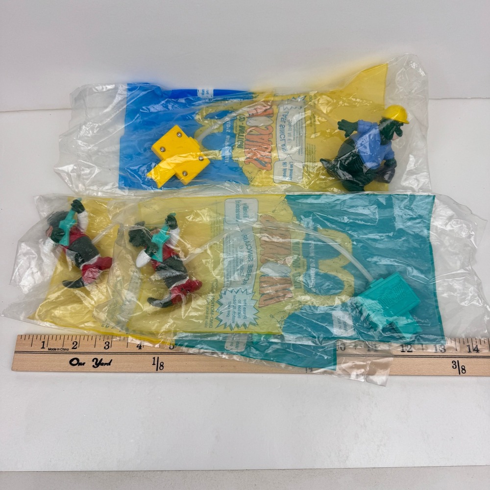 Sealed Vtg 90s McDonalds Dinosaurs Dinomotion Toy Earl Robbie Sinclair HappyMeal